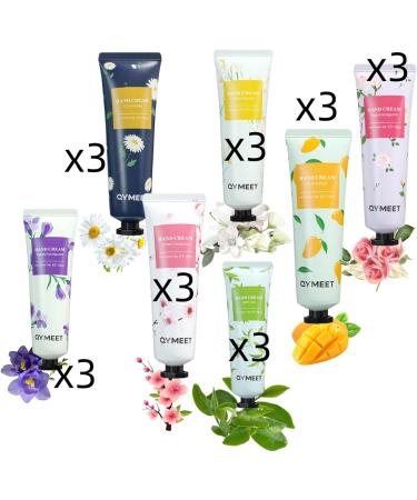 21 Pack Hand Cream Gift Set Gentle Hand Cream Lotion with Natural Plant Flower Fruit Flavour for Self Sensitive Skin Extra Moisturising Cream for Outdoor Use Travel Size - Buy Online on GoSupps.com
