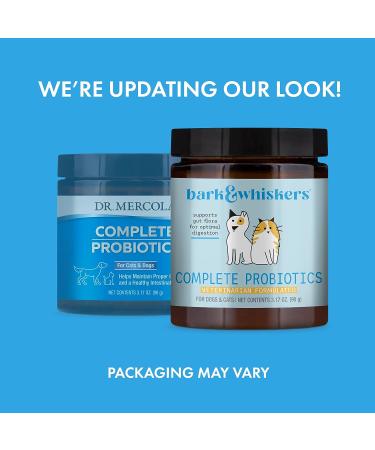 Dr. Mercola Complete Probiotics for Cats & Dogs â€“ 3.17 oz (90g) | Digestive Health Supplement - Buy Online on GoSupps.com