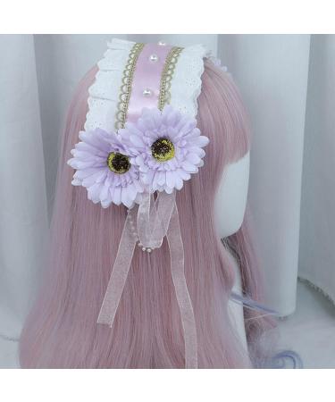 amangul Sweet Hair Women Washing Face Hairband Pleated Laces Elegant Flower Shape Headbands Hair Hoop for Girls - Buy Online on GoSupps.com