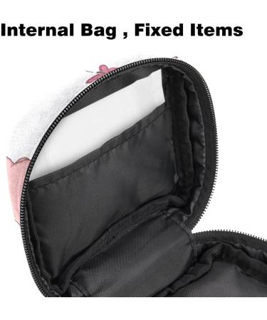 Shop Portable Women's Menstrual Cup Bags - Stylish & Functional for Teens | Pink Pig-Flying Design - Buy Online on GoSupps.com