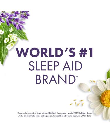 ZzzQuil Pure Zzzs Restorative Herbal Sleep Tablets | Drug-free & Melatonin-free Formula with Valerian Root, Hops, and Passion Flower | Sleep Aids for Adults | 60 Count - Buy Online on GoSupps.com