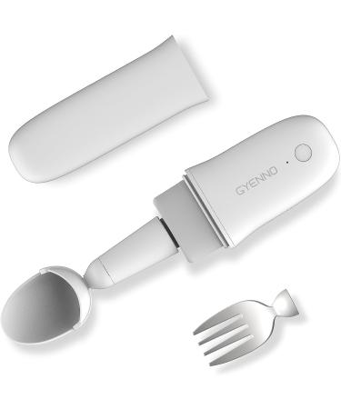 GYENNO Parkinson Spoon, Adaptive Utensil for Hand Tremor and Parkinson's Disease, Parkinson's Aids for Living with Unique Active Tremor Assist Technology, Bravo Classic