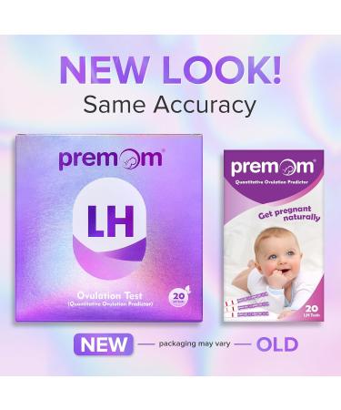 Premom Quantitative Ovulation Test Kit | 20 LH Test Strips with Smart Digital Reader App | Numerical Ovulation Predictor Tests - Buy Online on GoSupps.com