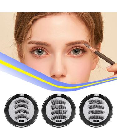 rongweiwang Eye Beauty False Eyelashes Reusable And Washable For Easy Application Long-Lasting Wear Lash Extension Supplies 24P-4 - Buy Online on GoSupps.com