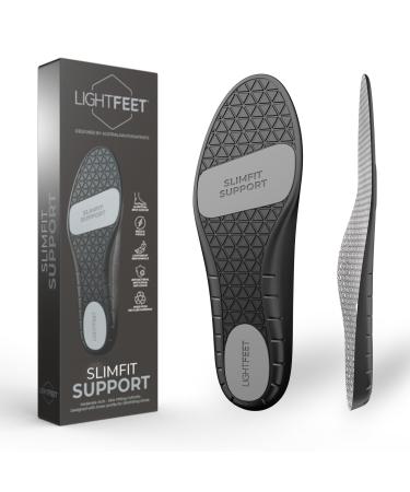 Lightfeet Slimfit Support Insoles: Optimal Support Fit & Comfort for Slim-Fit Shoes | Designed by Australian Podiatrists | Boost Muscle Efficiency Reduce Joint Stress & Impact M M 8-9 / W 9-10