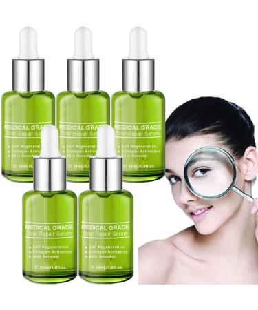 Goopgen Advanced Scar Repair Serum Goopgen Medical Grade Scar Repair Serum Nature Scar Treatment Serum Goopgen Scar Repair for All Types of Scars (5Pcs)