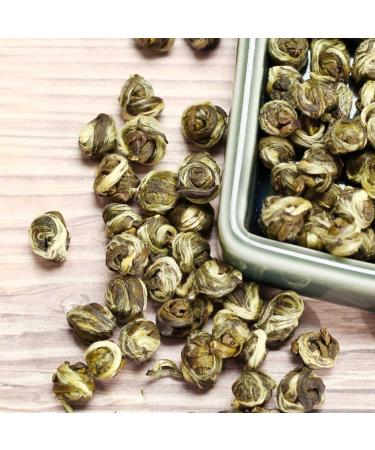  Moontea Jasmine Tea - Loose Jasmine Pearl Tea - Chinese Tea Dragon Pearls Very High Quality - Wellness Infusion (25g) - Buy Online on GoSupps.com