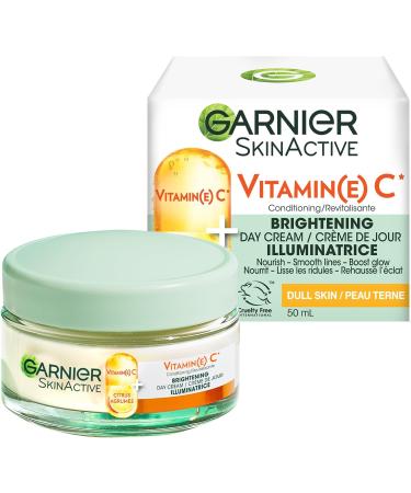Garnier SkinActive Brightening Night Vitamin-C Serum with Hyaluronic Acid & Vitamin C* Brightening Day Cream with Super Citrus Nourishes and Boosts Skin Glow SkinActive - 50ml - Buy Online on GoSupps.com
