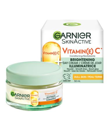 Garnier Vitamin C Moisturizing Brightening Day Cream with Super Citrus Nourishes Boosts Glow and Smooths Lines for Brighter and Healthier Looking Skin 50ml
