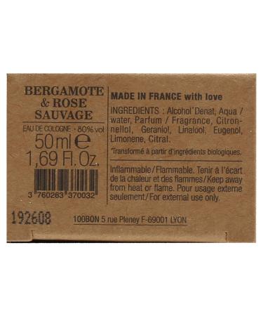 100BON Bergamote & Rose Sauvage Bergamot & Wild Rose Fragrance for Women&Men Invigorating Organic Fragrance with Spicy Citrus & Rose Water Fragrance - 100% Concentrate Fragrance Spray 1.7 Fl Oz Concentrate Fragrance 1.7 Fl Oz (Pack of 1) - Buy Online on GoSupps.com
