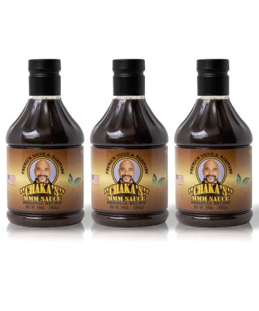 Chaka’s MMM Sauce Original Marinade (34oz) - Pack of 3 - Keto, Sugar Free, Low Carb Marinade Original 102 Ounce (Pack of 3)