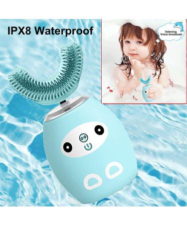 CATLION U Type Sonic Kids Electric Toothbrush 360 Whitening Teeth | Waterproof 4 Gear Mode | Pink | Ages 3-7 - Buy Online on GoSupps.com