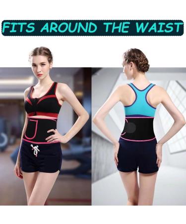 Back Support Back Brace Lumbar Support Sauna Sweat Belt Waist Trainer Adjustable Waist Trimmer Waist Trainer for Weight Loss Back Support Belt(Pink) 110cm Pink - Buy Online on GoSupps.com
