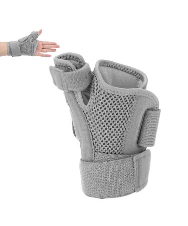 Thumb Wrist Stabilizer Splint for Thumb Wrist Brace Stable Adjustable Thumb Splint for Carpal Tunnel Thumb Stabilizer for Men Women(Grey)