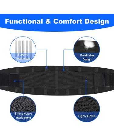 Adjustable Lower Back Brace for Men & Women - Pain Relief & Support Belt for Sciatica - Breathable Mesh XXL Size - Buy Online on GoSupps.com