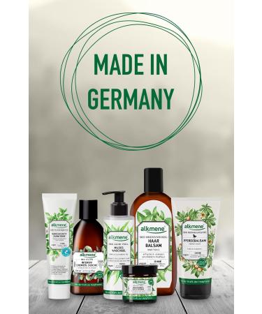 Alkmene Hair Balm with Organic Nettle - Vegan Hair Care for Sensitive Scalp & Fine Hair - 3-Pack (750 ml) | No Silicones Parabens Mineral Oil SLS & SLES - Buy Online on GoSupps.com