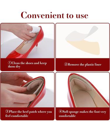 Molain Heel Pads Cushions - Anti-Slip Inserts for Shoes - Toe Loose Liners for Women and Men - 8 Pairs Set A - Buy Online on GoSupps.com