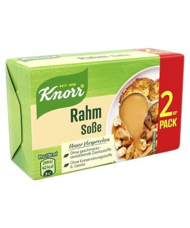 Buy Knorr Cream Sauce 18x68g Delicious Light Brown Sauce Without Flavor Enhancers for International Shipping - Buy Online on GoSupps.com