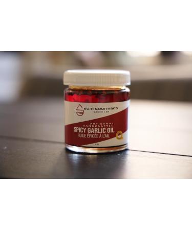 Spicy Garlic Chili Oil/Handcrafted/Vegan & Gluten Free / 4 oz jar/Made with Organic Korean Chili Powder - Buy Online on GoSupps.com