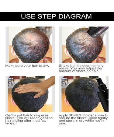 Fluff Up Secret Hair Fiber Powder Waterproof Hair Building Fibers Hair Thickener Fibers Hair Filler Powder for Bald Spots and Thinning Hair 12g Hair Volume Powder for Men & Women (Dark Brown) - Buy Online on GoSupps.com