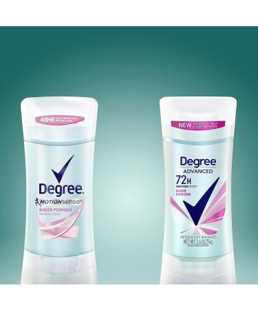 Degree MotionSense Sheer Powder Antiperspirant Deodorant 2.6 oz - Buy Online on GoSupps.com