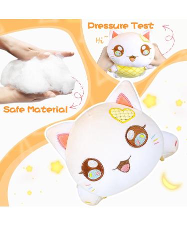 Laibuy Cat Stuffed Animal Toy | Soft Cat Cushion Plush Pillow for Kids | Funny Pussy Plushie Gift | Orange Kitten Stuffed Toy - Buy Online on GoSupps.com