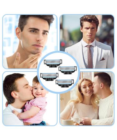 Buy Razor Blades & Razors - Mach 3 Set with 28 Refills for Men | International Shipping Available - Buy Online on GoSupps.com