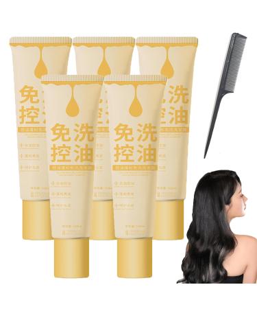 Fluffy Oil Control Shampoo, Fluffy Oil Control Leave-In Shampoo, Fluffy Oil Control Leave-In Shampoo, Oil Control Leave-In Shampoo (5 Pcs)