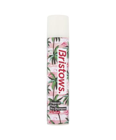 Bristows Tropical Paradise Dry shampoo revitalises hair without drying out removes oil made with Keratin and sulfate free. 200ml.