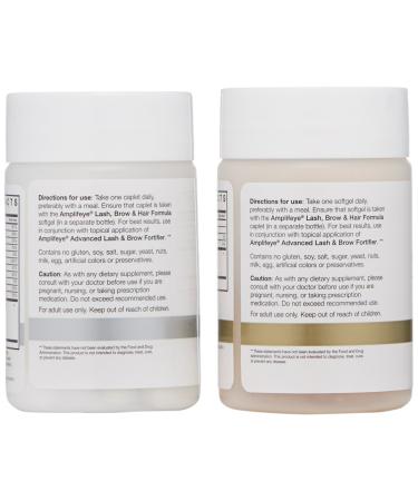 Xtreme Lashes Amplifeye Supplements for Lash Brow & Hair | Vitamins Minerals & Botanicals | 30 Day Supply (Pack of 2 - Buy Online on GoSupps.com