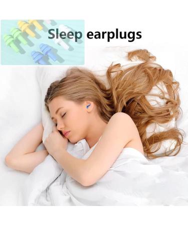 6 Pieces Silicone Soundproof Earplugs | Swimming & Hearing Protection | Noise Blocking Ear Plugs with Storage Box - Buy Online on GoSupps.com