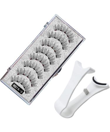 Siopob Magnetic Eyelashes Natural Look - No Glue Magnetic Lashes Soft Artificial Eyelashes - Eye Makeup 2 Pairs Magnetic Lash Strips Reusable False Eyelashes Kit for 3D Natural Look - Buy Online on GoSupps.com