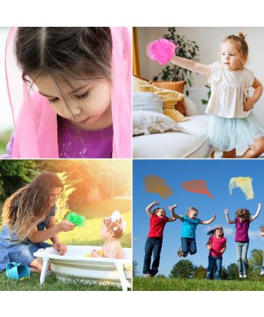 Aicoimy Juggling Scarves - 12 Pack Chiffon Dance Scarves for Juggling Dancing & Sensory Play (60x60cm) - International Shipping Available - Buy Online on GoSupps.com