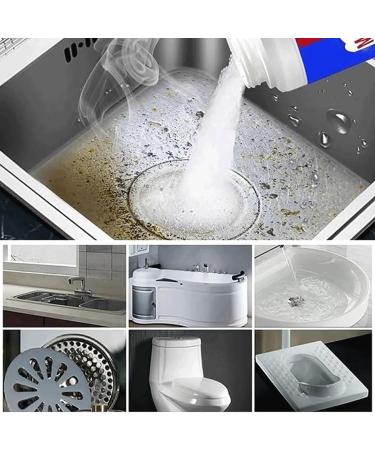 GeRRiT Meledmatte Powerful Pipe unblocking Agent Toilet Pipe unblocking Agent Pipe unblocking and Drainage Gel Deodorant Kitchen and Bathroom Pipe Quick Cleaning Tool 3pcs - Buy Online on GoSupps.com