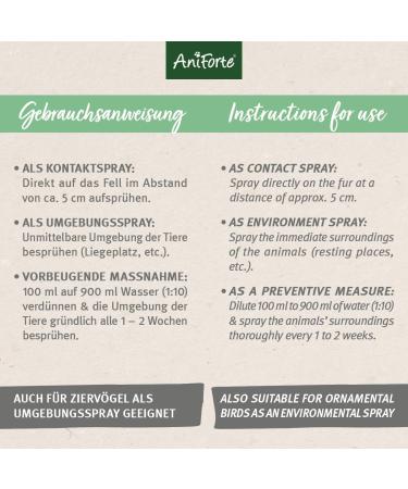 AniForte Mite-STOP Spray 100ml - Rapid Insect & Mite Repellent for Dogs, Cats & Horses - Buy Online on GoSupps.com