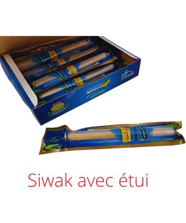 Organic Miswak Sticks for Teeth - Natural Chewing Sticks | Pack of 12 | Cleaning Disinfecting & Whitening - Buy Online on GoSupps.com