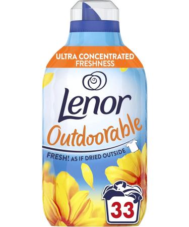 Lenor Outdoorable Fabric Conditioner Ultra Concentrated Freshness - Summer Breeze - 33 Washes - 462 ml