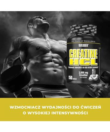 Weider Creatine HCL - 150 Capsules - Buy Online on GoSupps.com