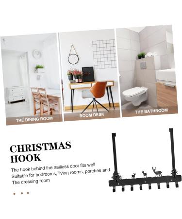 LABRIMP Towel Hooks Nail Door Hook Hat Hooks Household Hat Hook Door Coat and Hat Hook Wall Hanging Cartoon 45X36.5X3CM Black - Buy Online on GoSupps.com