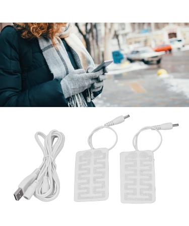Leapite USB Heating Foil - 2 Pack Electric Heating Pillows Carbon Fiber Heating for Gloves Socks & Shoes - Portable Heating Solution - Buy Online on GoSupps.com