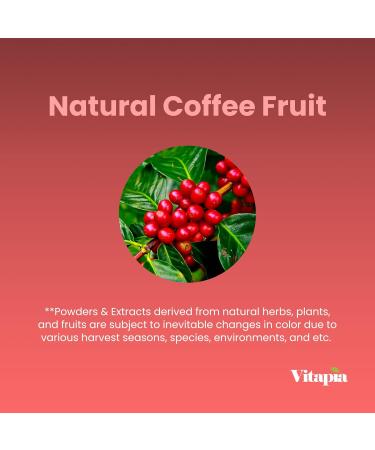 Vitapia Vitacoffee Caffeine Pills Coffee Fruit Vitamin C Vitamin D Zinc Gluconate Energy Memory Focus Skin Support 60 Capsules - Buy Online on GoSupps.com