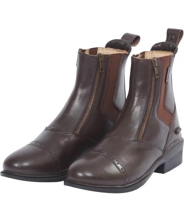 Dublin Evolution Double Zip Front Paddock Boots 8.5 Black - Premium Equestrian Footwear - Buy Online on GoSupps.com