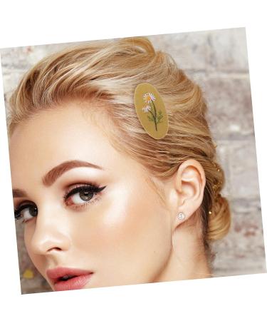 ibasenice 6 Pairs Hairpin Snap Hair Clips Hair Barrettes for Girls Infant Hair Clips Girls Hair Accessories Baby Hair Pin Kids Hair Accessories for Girls Wrapped Child Alloy Button Spring - Buy Online on GoSupps.com