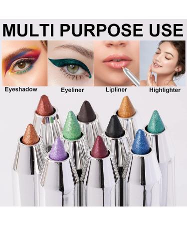 YES.EYE DO Gel Eyeliner Waterproof Smudgeproof Retractable Eyeliner Gel with built-in sharpener Colored Glitter Eyeliner Highly Pigmented and Creamy (Mint) - Buy Online on GoSupps.com