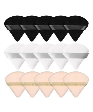 Cosmetic Puff Set Makeup Sponges Foundation Women Powder Puff Makeup Tools Cheap Make Up Blender (Color : 5Black 5White 5Skin)