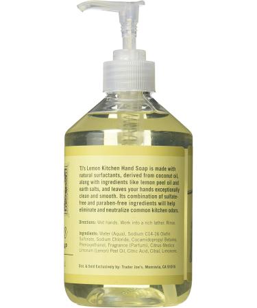 Trader Joe's Next to Godliness Lemon Kitchen Hand Soap - International Shipping Available - Buy Online on GoSupps.com