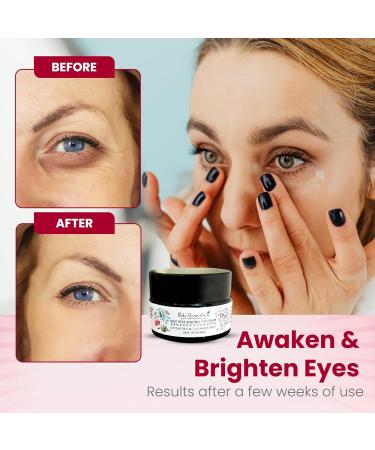 Wild Rose Renewal Eye Cream | Natural Under Eye Cream for Dark Circles & Fine Lines | Green Beauty Skin Care .55 FL OZ - Buy Online on GoSupps.com