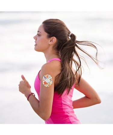 Buy 25 Sheets Waterproof Adhesive Patches for Dexcom G7 - Flower Theme Accessories (5 Styles) | International Shipping Available - Buy Online on GoSupps.com