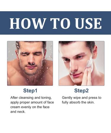 Bamugoo 3 PCS Men's Face Cream - Anti-Aging Moisturizer for Men, Reduce Wrinkles, Dark Spots, and Eye Bags - All Skin Tones - Buy Online on GoSupps.com