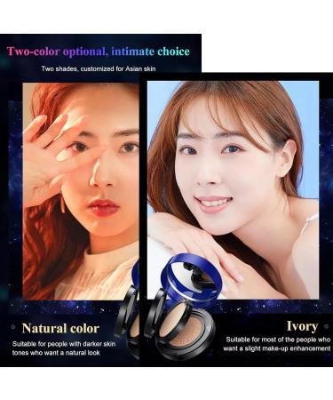 Magic Pore Primer Gold Concealing Beauty Air Cushion Cream (Ivory White) - 2-in-1 Cushion Pressed Powder Concealer Liquid Foundation | Onebikiniha - Buy Online on GoSupps.com
